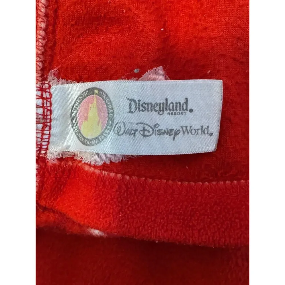 Disneyland Resort Santas Reindeer Fleece Throw 35X46 Mickey Festive